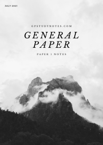 General Paper - Paper 1 Notes (First Edition 2021)