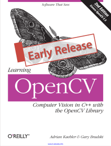 Learning OpenCV: Computer Vision with C++