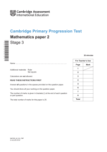 pdfcoffee.com 2018-cambridge-primary-progression-test-maths-stage-3-qp-paper-2tcm142-430072pdf-pdf-free