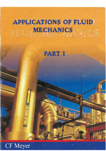 Applications of Fluid Mechanics Part 1 CF MEYER