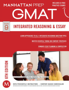 9- integrated reasoning & essay