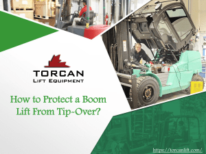  How to Protect a Boom Lift From Tip-Over