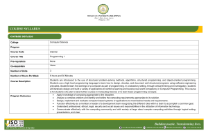 Programming-1-syllabus