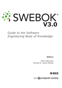 Guide to the Software Engineering Body of Knowledge Version 3.0 (SWEBOK Guide V3.0