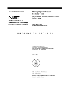 NIST - 800-39 - Managing Information Security Risk