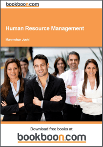 HUMAN RESOURCE MANAGEMENT