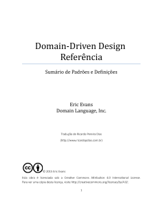 Domain-Driven Design Referência - Sumário de Padrões e Definições - Autor (Eric Evans)