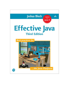 Effective Java (3rd Edition) - Joshua Bloch