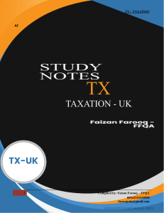 1. UK Tax System