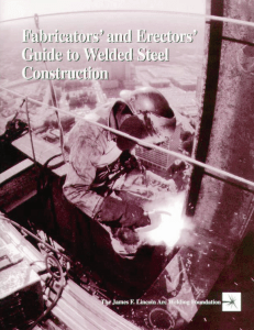 AWS - Fabricators and Erectors Guide to Welded Steel Construction