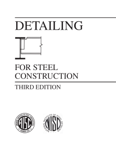 Detailing for steel Construction