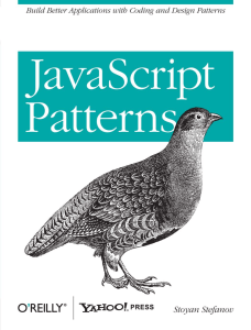 JavaScript Patterns - Stepanov
