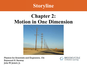 CH2 Motion in 1-D
