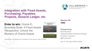 10682-Integration with Fixed Assets  Purchasing  Payables  Projects  General Ledger  etc-Presentation With Notes 19