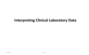2 Interpreting Clinical Laboratory Data