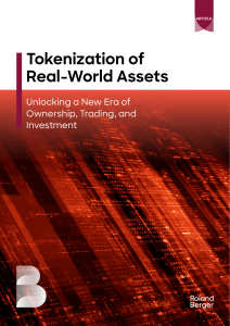 Tokenisation of Real World Assets
