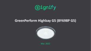 GreenPerform Highbay G5 (BY698P G5) Presentation Draft V0.1 - TH