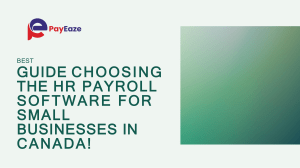  HR Payroll Software Selection for Small Canadian Businesses!