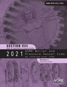 ASME Sec VIII Div-2 2021