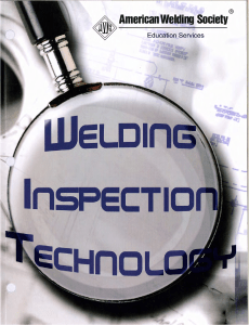 Welding Inspection Technology
