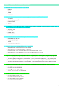 Anatomy, Physiology, Biomechanics Test Questions