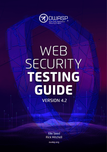 WEB Security Testing Guidline-wstg-v4.2