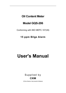 Users Manual GQS-206