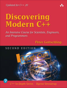 Discovering Modern C++ Textbook