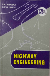 Highway Engineering Khanna and Justo