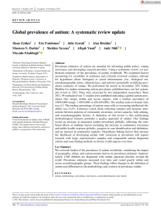 Autism Research - 2022 - Zeidan - Global prevalence of autism  A systematic review update (1)