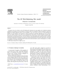 2002 The 4S Web-Marketing Mix model