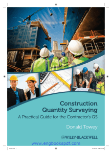Construction Quantity Surveying A Practical Guide for the Contractors QS By Donald Towey-1