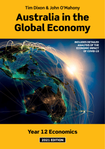 2021 - Australia In The Global Economy 2021 Student Book