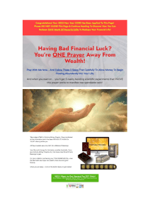 Fortuna Money Prayers PDF Book Download