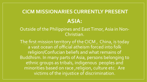 cicm missionaries