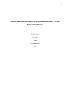 Senior Capstone (A module 1 assignment 2-Annotated bibliography 