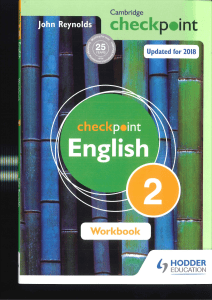 Cambridge Checkpoint English 2 Workbook