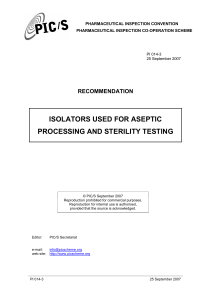 recommendation on isolators