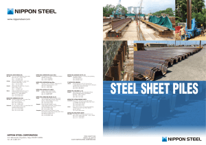 NIPPON STEEL - Sheet Piles