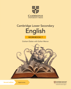 cAMBRIDGE LOWER SECONDARY English WORKBOOK 7