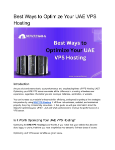 06 03 Best Ways to Optimize Your UAE VPS Hosting