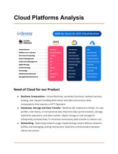 Cloud analysis Report