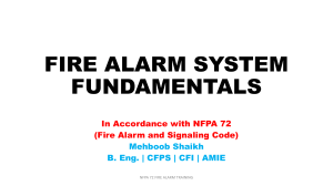Fire Alarm System Fundamentals