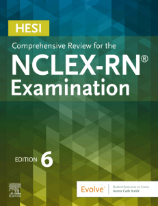 Elsevier - HESI Comprehensive Review for the NCLEX-RN Examination 6th Edition-Elsevier (2019)