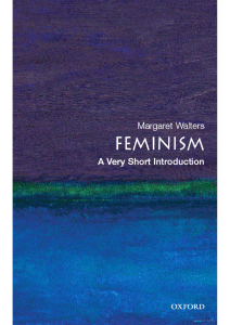 Feminism a very short introduction