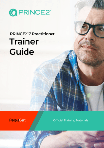 PRINCE2 7 Practitioner Trainer Guide