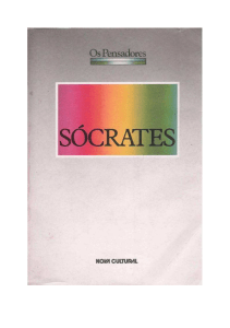 Sócrates - Coleção Os Pensadores