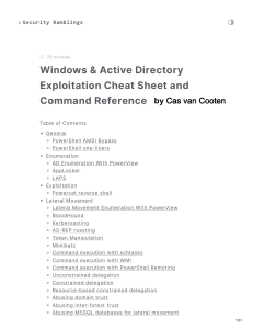 Windows & Active Directory 31
