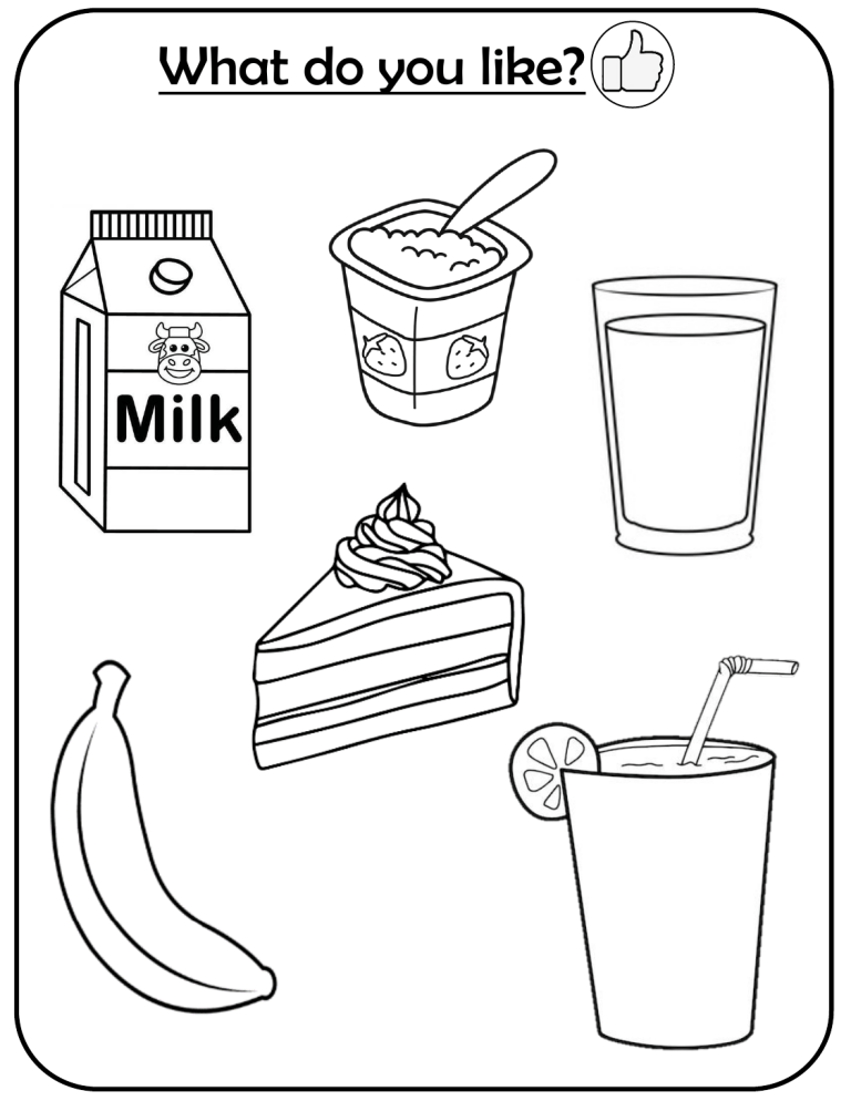 Food drinks Worksheets
