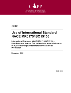 NACE MR0175 - user Guide